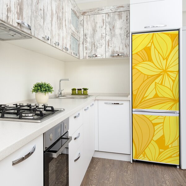 Fototapeta samolepící na ledničku Žluté květiny FridgeStick-70x190-f-39162100