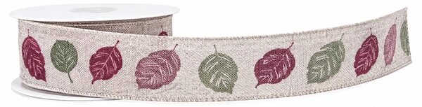 Stuha látková Autumn Leaves II – Violet Harmony lila 25mm x 3,5m (8,-Kč/m)