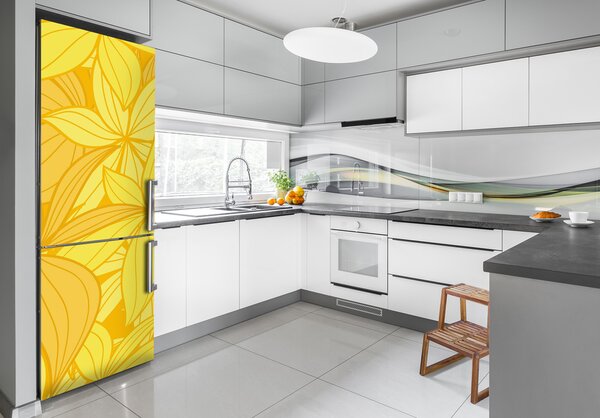 Fototapeta samolepící na ledničku Žluté květiny FridgeStick-70x190-f-39162100