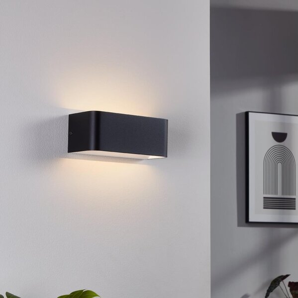 Eglo 901017 - LED Nástěnné svítidlo SANIA LED/10W/230V 3000K černá