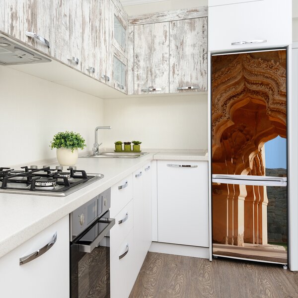 Tapeta nálepka na ledničku Lotus Mahal Hampi FridgeStick-70x190-f-40620244