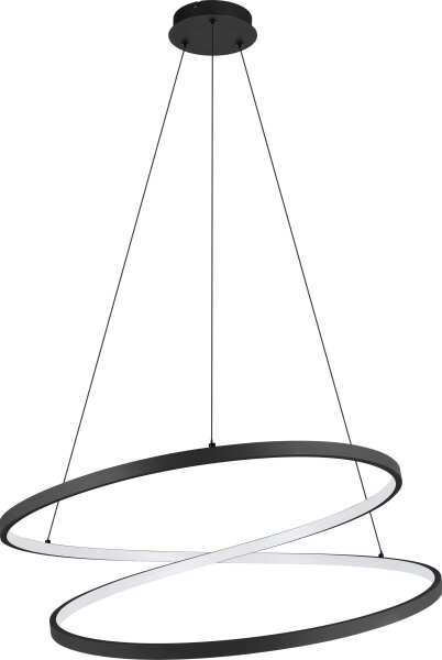 Eglo 901138 - LED Lustr na lanku RUOTALE LED/42W/230V 3000K černá