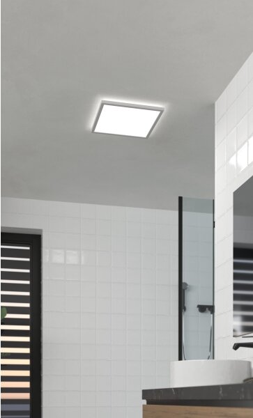 Eglo 901451-LED Koupelnové stropní svítidlo ROVITO 17,6W/230V 39x39 cm IP44 bílá