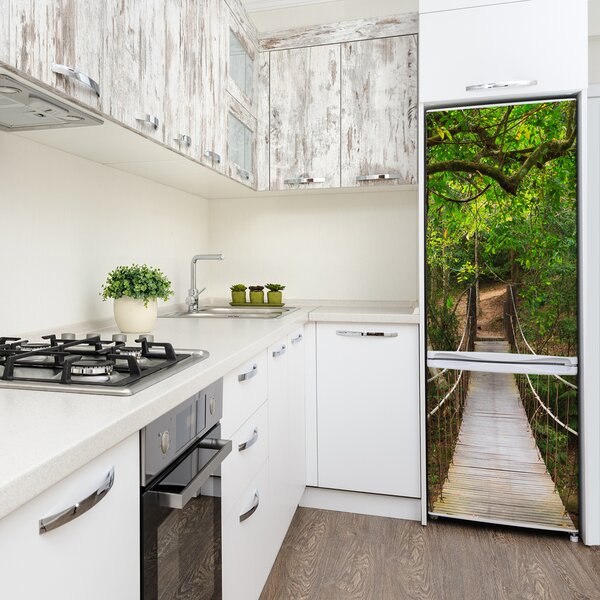 Foto nálepka skin lednička Visací most FridgeStick-70x190-f-40487494