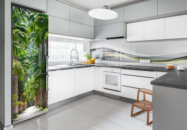 Nálepka tapeta na ledničku Příroda palmy FridgeStick-70x190-f-40053857
