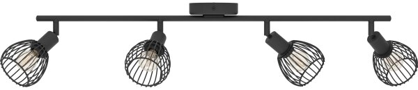Eglo 901042 - Bodové svítidlo SONNINO 4xE14/40W/230V černá