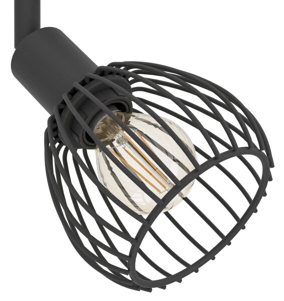 Eglo 901042 - Bodové svítidlo SONNINO 4xE14/40W/230V černá