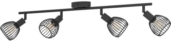 Eglo 901042 - Bodové svítidlo SONNINO 4xE14/40W/230V černá