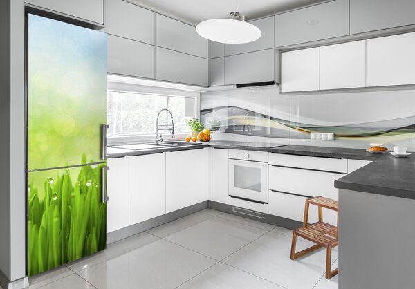 Fototapeta nálepka na ledničku Tráva FridgeStick-70x190-f-42253578