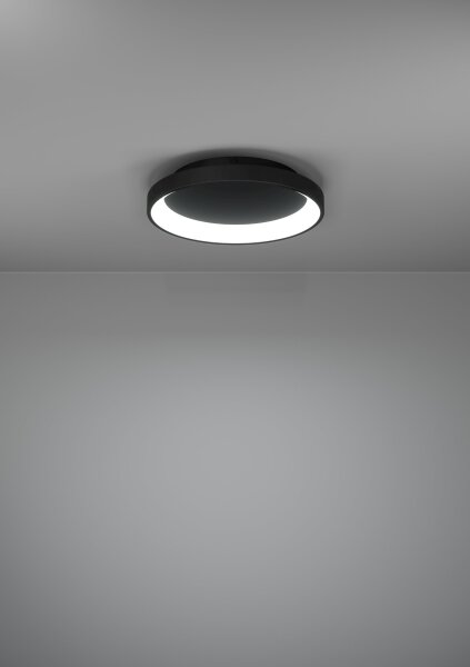 Eglo 901251 - LED Stmívatelné stropní svítidlo LORETELLO LED/12W/230V černá + DO