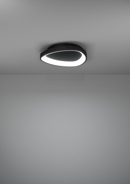 Eglo 901584 - LED Stmívatelné stropní svítidlo LORETELLO LED/12W/230V černá + DO