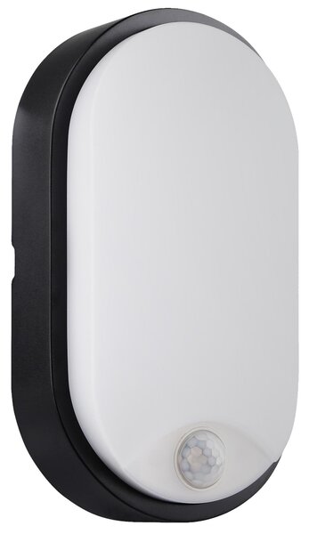 CEN OSONS-1411940 LED SVÍTIDLO OASI OVÁLNÉ ČERNÉ SENSOR 14W 4000K 1055Lm 120d IP54 - CENTURY