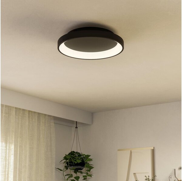 Eglo 901251 - LED Stmívatelné stropní svítidlo LORETELLO LED/12W/230V černá + DO