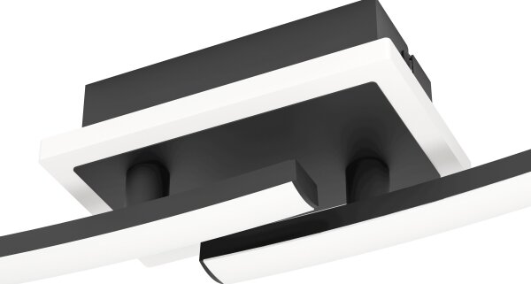 Eglo 901217 - LED Stropní svítidlo LUNGOLAGO LED/12W/230V 4000K černá