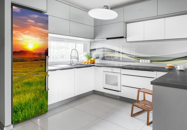 Nálepka tapeta na ledničku Západ slunce FridgeStick-70x190-f-44149731