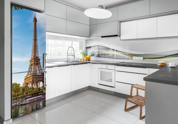 Samolepící nálepka na ledničku Eiffelova věž FridgeStick-70x190-f-44313077