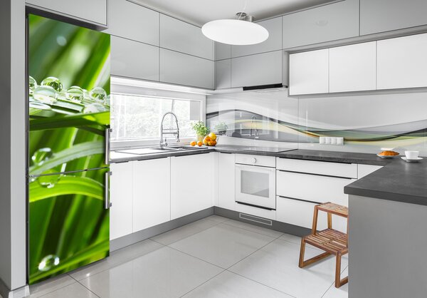 Foto tapeta na ledničku Stébla trávy FridgeStick-70x190-f-44303154