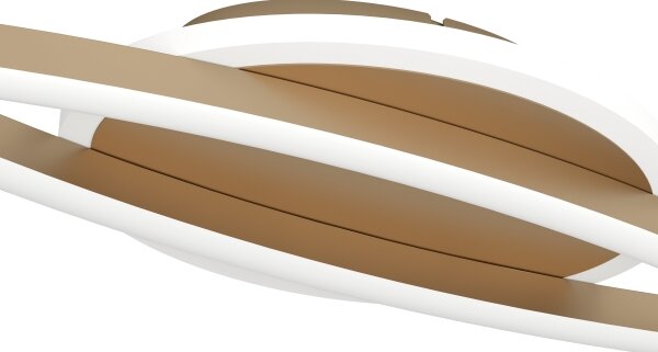 Eglo 901221 - LED Stropní svítidlo LUNGOLAGO LED/12W/230V 4000K měděná