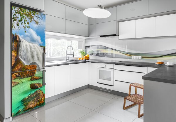 Nálepka na ledničku Příroda vodopád FridgeStick-70x190-f-44671332