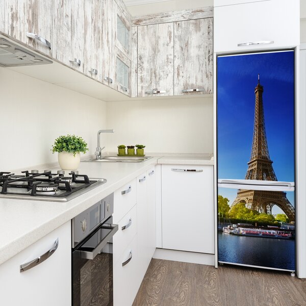 Samolepící nálepka na ledničku Eiffelova věž FridgeStick-70x190-f-44409283