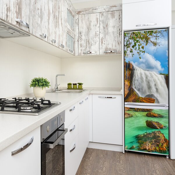 Nálepka na ledničku Příroda vodopád FridgeStick-70x190-f-44671332