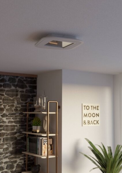 Eglo 901234 - LED Stmívatelné stropní svítidlo MACCHIONI LED/20W/230V bílá + DO