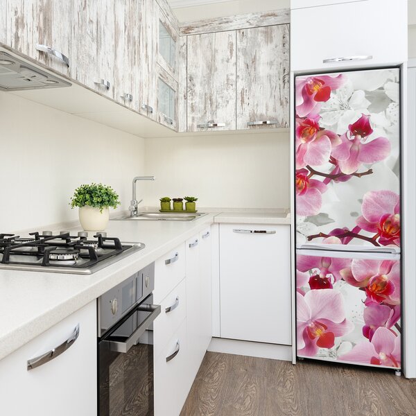 Foto tapeta na ledničku Růžová orchidej FridgeStick-70x190-f-44684614