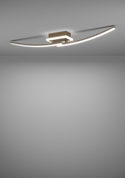 Eglo 901219 - LED Stropní svítidlo LUNGOLAGO LED/12W/230V 4000K měděná
