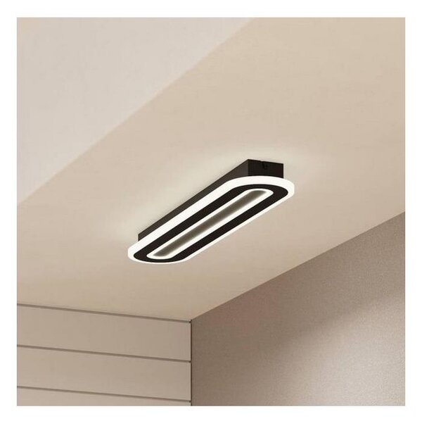 Eglo 901243 - LED Stmívatelné stropní svítidlo MACCHIONI LED/20W/230V černá + DO
