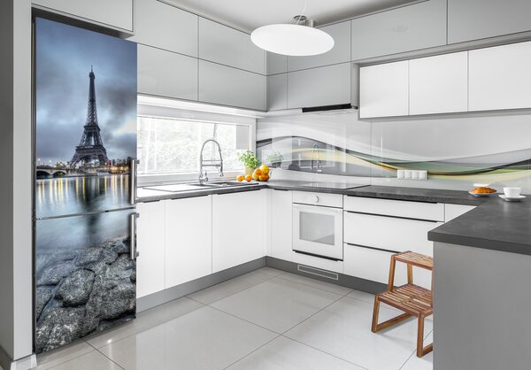 Samolepící nálepka na ledničku Eiffelova věž FridgeStick-70x190-f-47359660