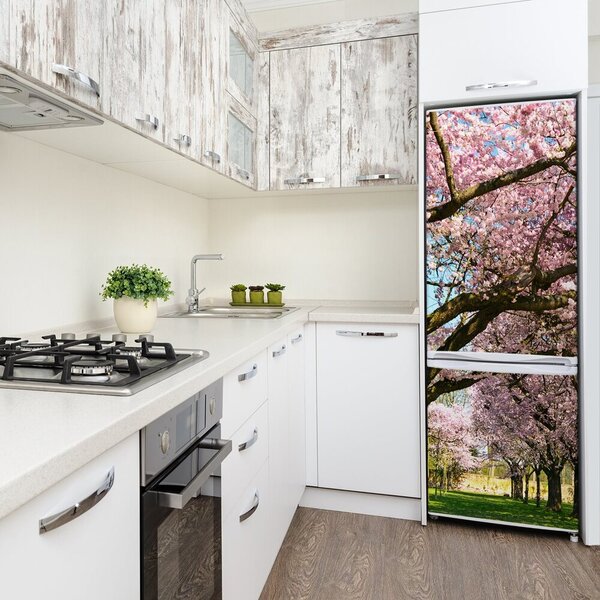 Nálepka fototapeta na ledničku Višně FridgeStick-70x190-f-48048781
