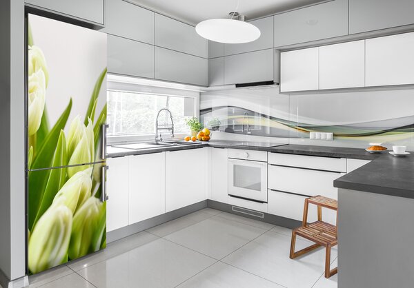 Fototapeta nálepka na ledničku Tulipány FridgeStick-70x190-f-48191283