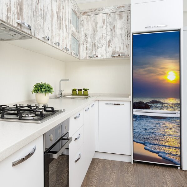 Nálepka na ledničku Západ slunce pláž FridgeStick-70x190-f-47734929