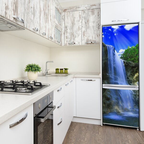 Nálepka na ledničku Příroda vodopád FridgeStick-70x190-f-49524528