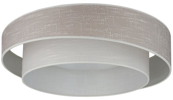 Brilagi - LED Stropní svítidlo DOVER SHINE LED/26W/230V pr. 60 cm šedá/krémová