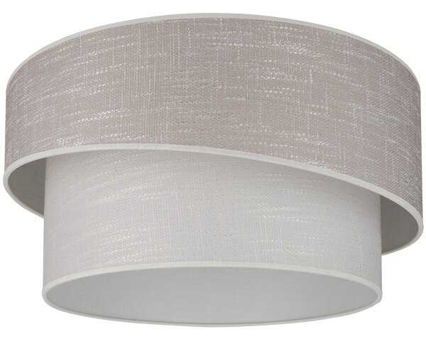 Brilagi - Stropní svítidlo DOVER SHINE 1xE27/15W/230V pr. 50 cm šedá/krémová