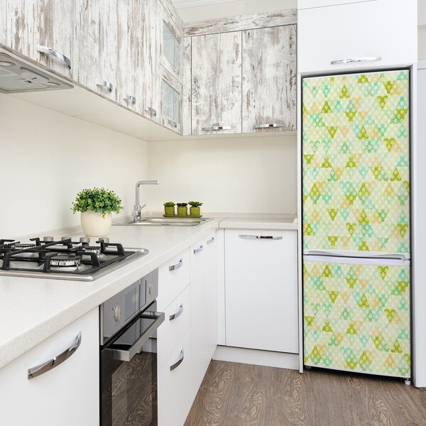 Nálepka tapeta na ledničku Gemetrické pozadí FridgeStick-70x190-f-51538563