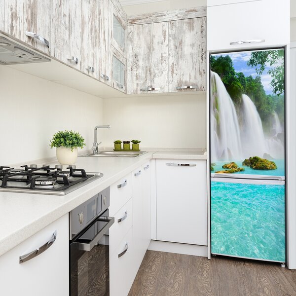 Nálepka na ledničku Příroda vodopád FridgeStick-70x190-f-50498113