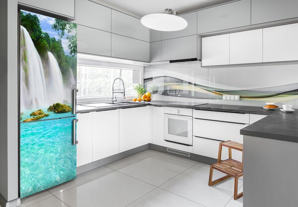 Nálepka na ledničku Příroda vodopád FridgeStick-70x190-f-50498113