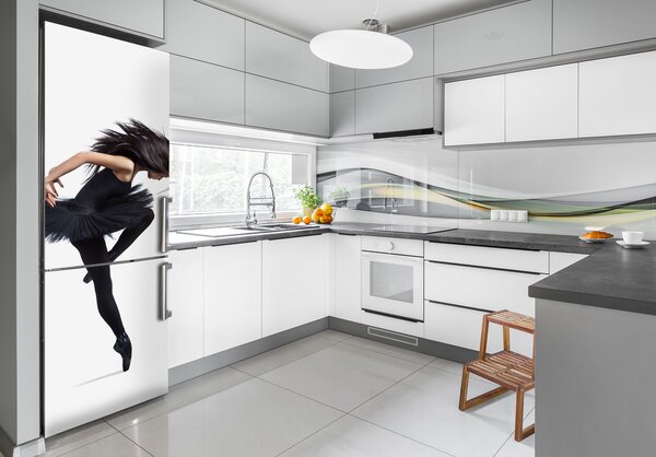 Nálepka tapeta na ledničku Lidé baletka FridgeStick-70x190-f-52262890