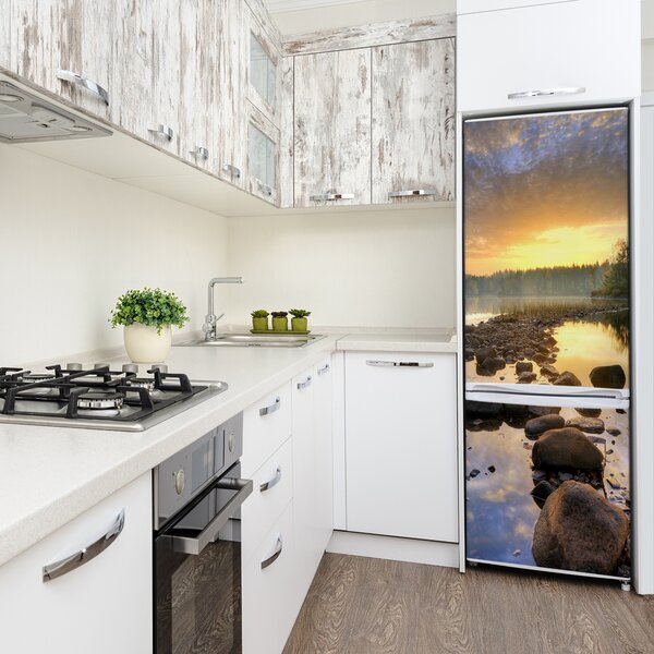 Nálepka na ledničku Příroda jezero FridgeStick-70x190-f-52295899