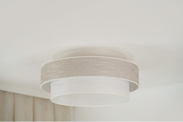 Brilagi - Stropní svítidlo DOVER SPACE LED/12W/230V pr. 50 cm šedá/krémová