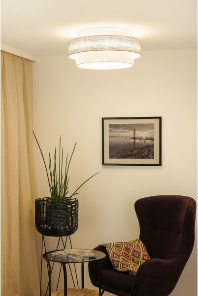 Brilagi - Stropní svítidlo DOVER SPACE LED/12W/230V pr. 50 cm šedá/krémová