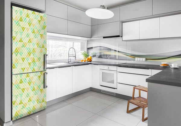 Nálepka tapeta na ledničku Gemetrické pozadí FridgeStick-70x190-f-51538563