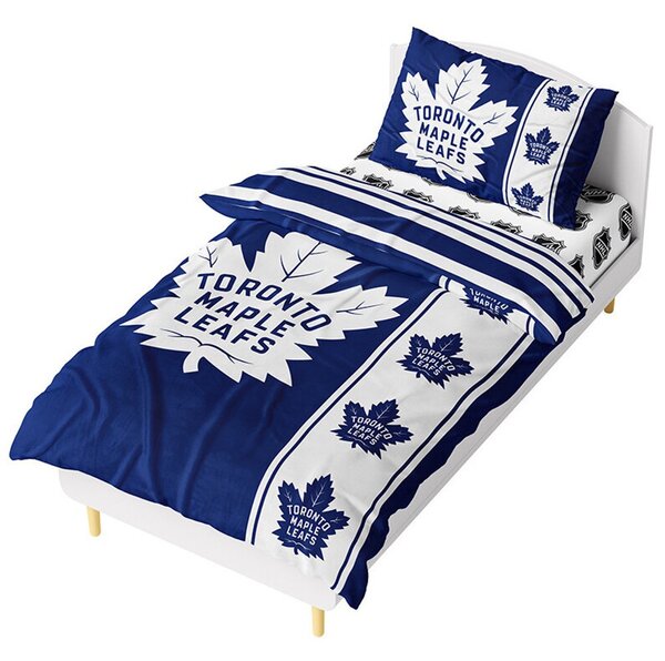 Mikroplyšové ložní povlečení NHL Toronto Maple Leafs - 70 x 90 cm + 140 x 200 cm
