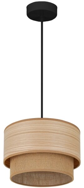 Brilagi - Lustr na lanku MONTANA BOHO 1xE27/15W/230V pr. 25 cm hnědá/černá