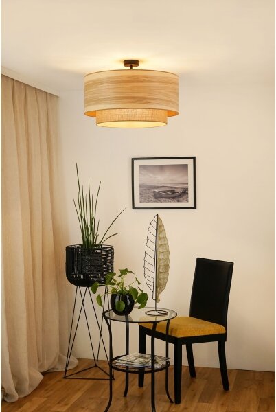 Brilagi - Přisazený lustr MONTANA BOHO 1xE27/15W/230V pr. 60 cm hnědá