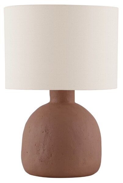 Nova Luce Hnědo-bílá stolní lampa Separe