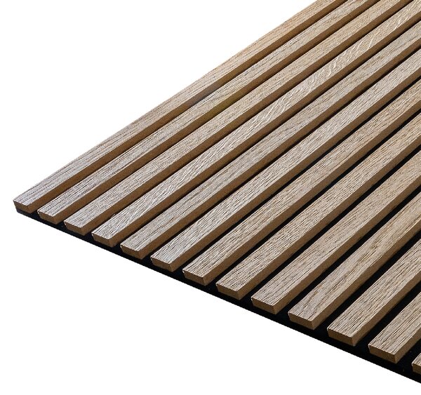 Akustický panel s dřevěnou dýhou - dekor dub natural | 260 x 56 cm | RAK001 | .cz