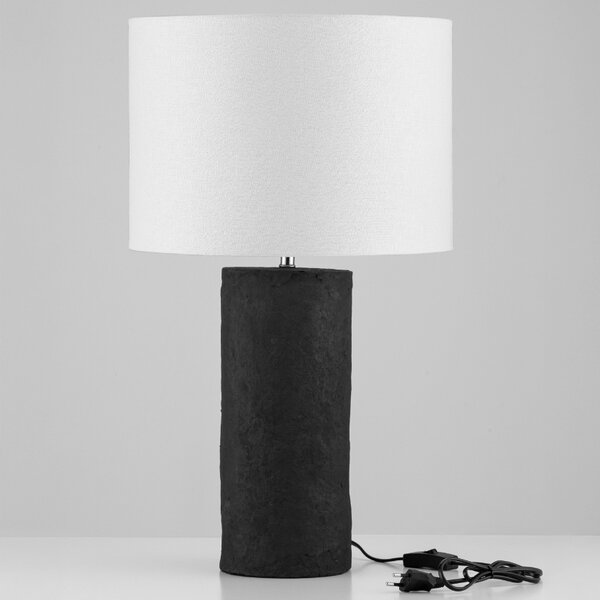 Nova Luce Černobílá stolní lampa Norr